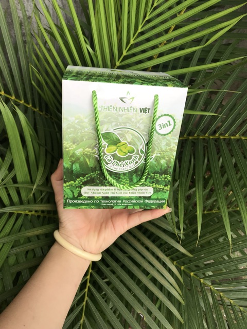 Cà phê xanh - hộp 30 gói
