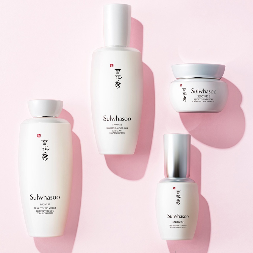 Cặp dưỡng trắng Sulwhasoo Snowise Brightening 30mlx2 - Nước hoa hồng Sulwhasoo; Sữa dưỡng trắng Sulwhasoo