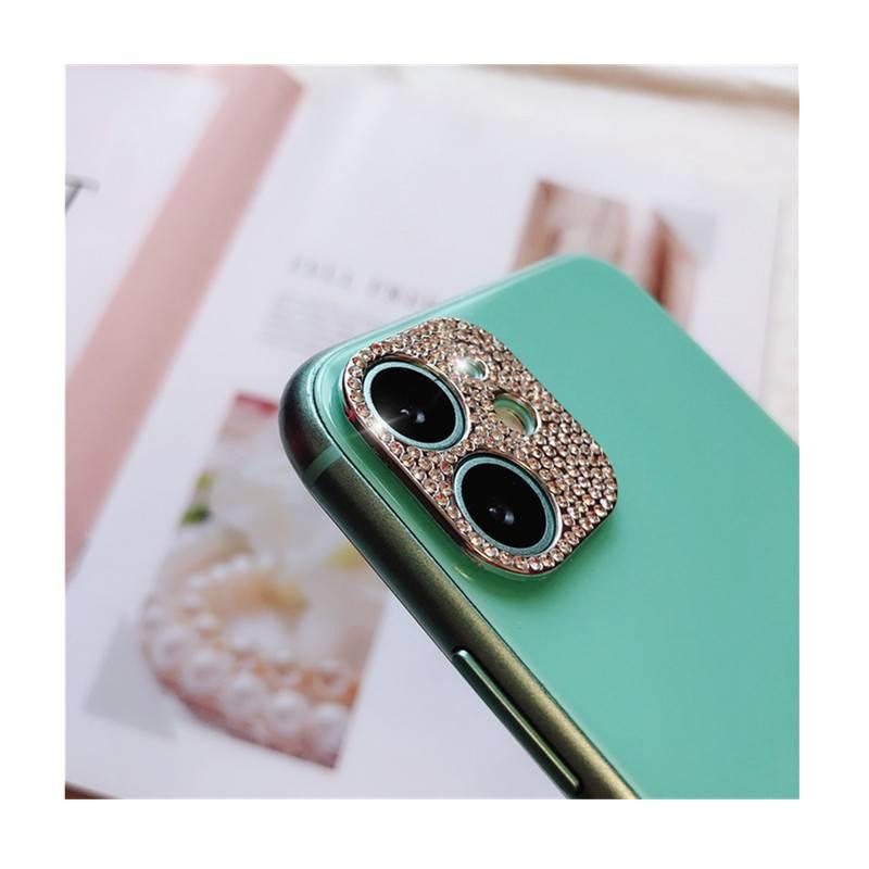 Ốp điện thoại đính đá 3D lấp lánh sang trọng cho iPhone 11 12 13 Mini Pro Max