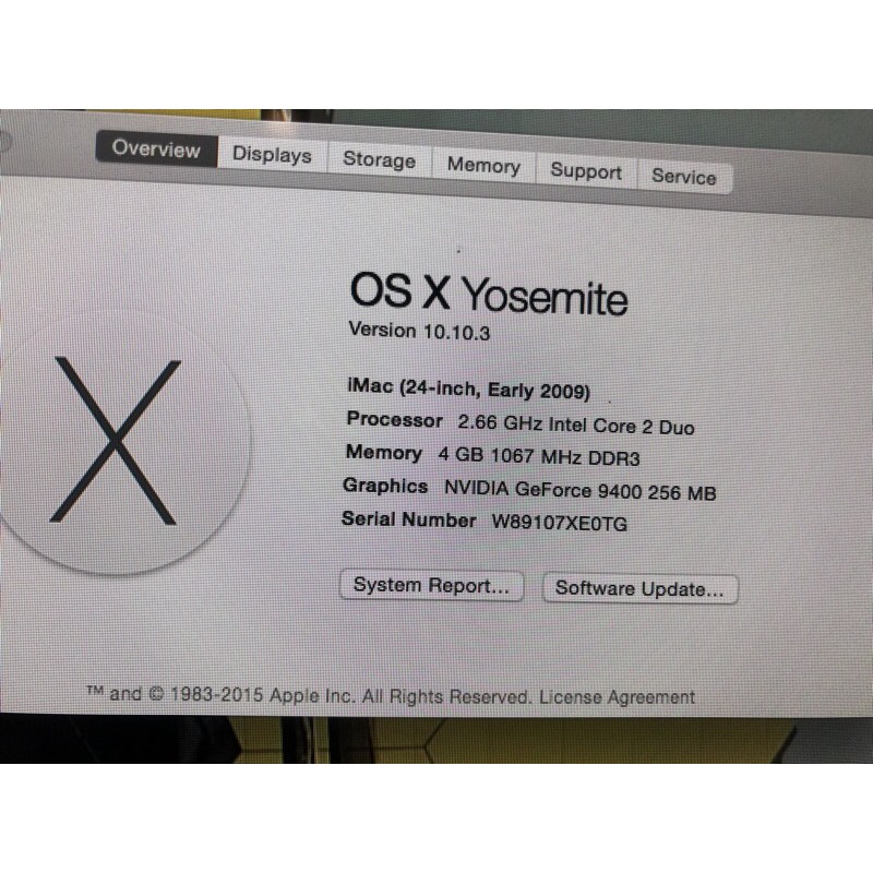 Máy tính Apple imac all in one 24inch 2009 | BigBuy360 - bigbuy360.vn