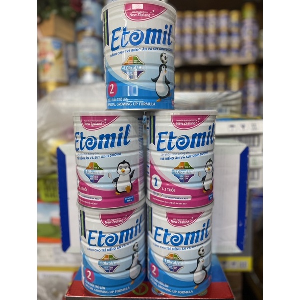 sữa bột Etomil dành cho trẻ biếng ăn và suy dinh dưỡng - hộp 900g