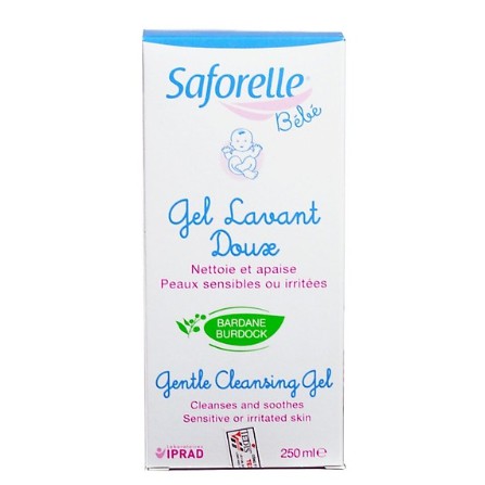 Gel tắm gội dịu nhẹ cho bé Saforelle Bebe 250ml