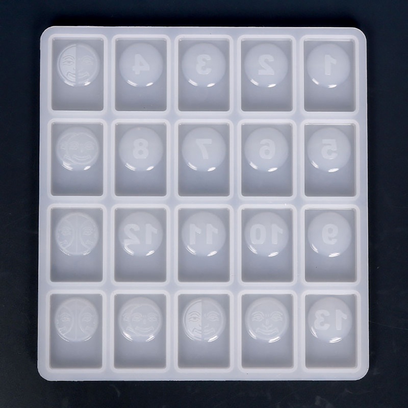 Khuôn Silicon Gel Tạo Hình Mạt Chược Israel Dùng Chơi Trò Chơi Giải Trí