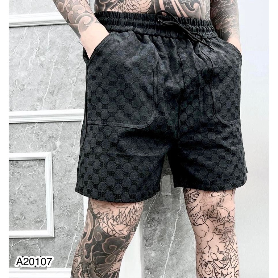 Quàn Đùi Nam Balen In Hình Logo Cực Chất - Quần Ngố Nam Chất Liệu Cotton Thô Cao Cấp DT STORE VIETNAM