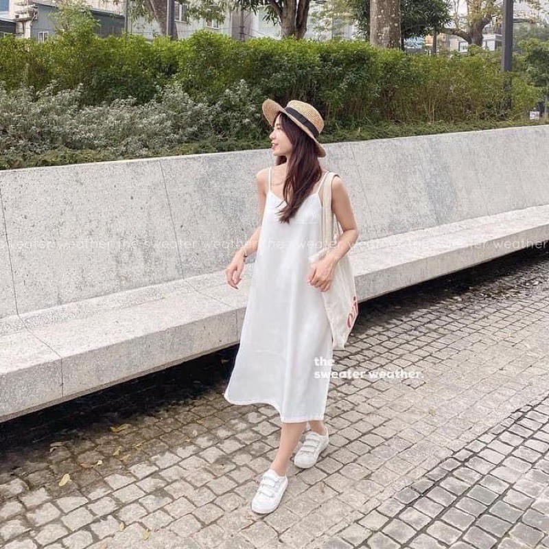 [Mã FAMAYWA2 giảm 10K đơn 50K] Váy 2 Dây Satin Nhiều Màu | BigBuy360 - bigbuy360.vn