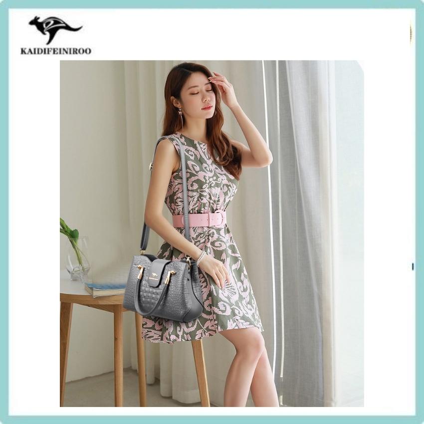 Túi xách nữ đẹp to da bò cao cấp hàng hiệu đeo chéo Hàn Quốc công sở rẻ KD05  Kaidio size 29cm.