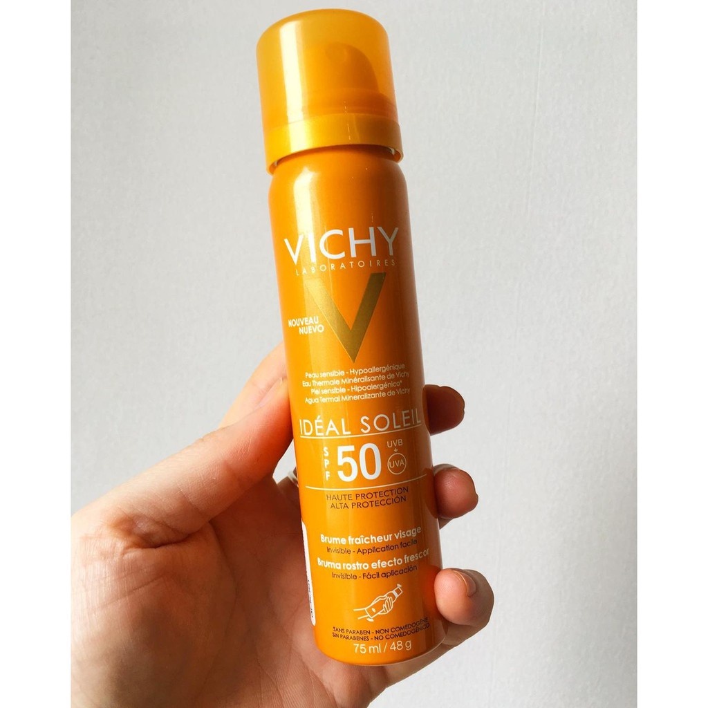 Xịt Chống Nắng Kiềm Dầu Vichy Ideal Soleil SPF 50 PA+++