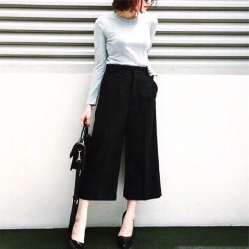 Quần culottes lửng dài 86cm đủ size 60-100kg