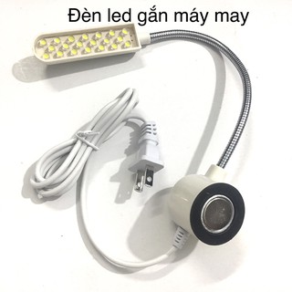 Đèn led gắn máy may công nghiệp JUKI 20 bóng, 30 bóng siêu sáng, đèn led máy may có nam châm loại tốt