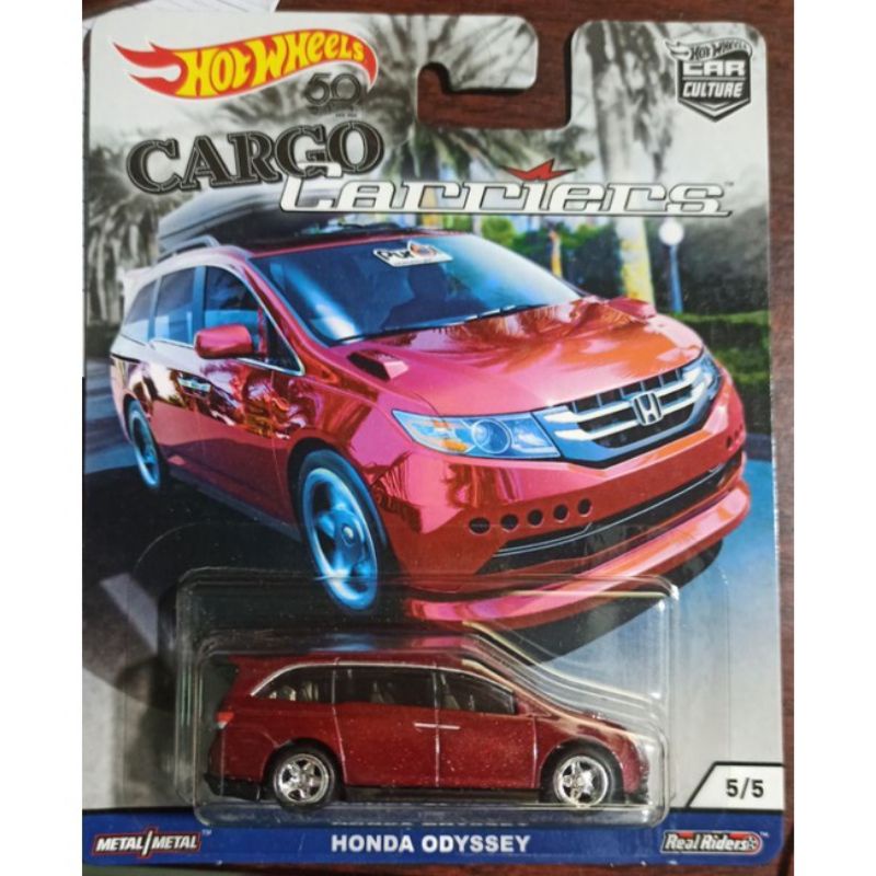 Xe mô hình Hot wheels car culture Cargo larriers honda odeyssey