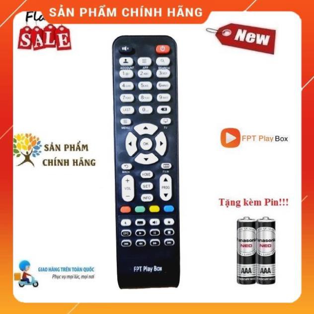 Remote Điều khiển đầu thu (FPT) Play Box 2017- Hàng chính hãng mới Tặng kèm Pin!!!