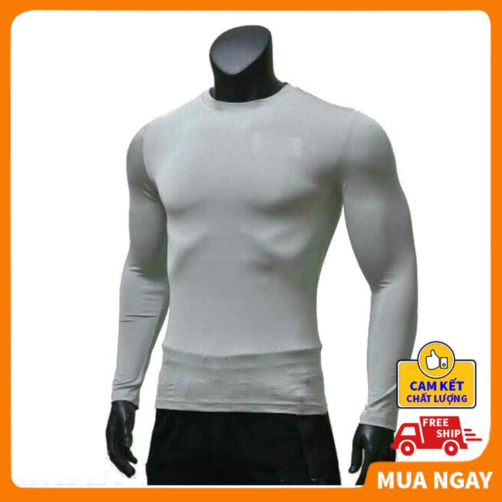 Áo thun giữ nhiệt nam body co dãn bốn chiều tập gym giá rẻ ❤️ FREESHIP ❤️ áo đấu giữ nhiệt bóng đá ấm áp giá rẻ