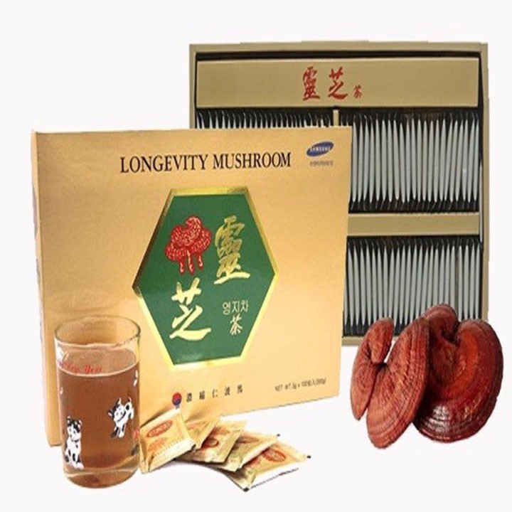 Trà Linh Chi Hàn Quốc 100 Gói