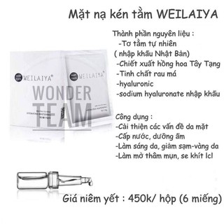 (Xả Kho) Mặt Nạ Kén Tằm WEILAIYA