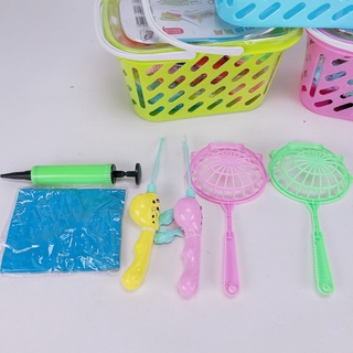 🐠Bộ Đồ Chơi Câu Cá🐠 Kèm Bể Phao+Giỏ Xách