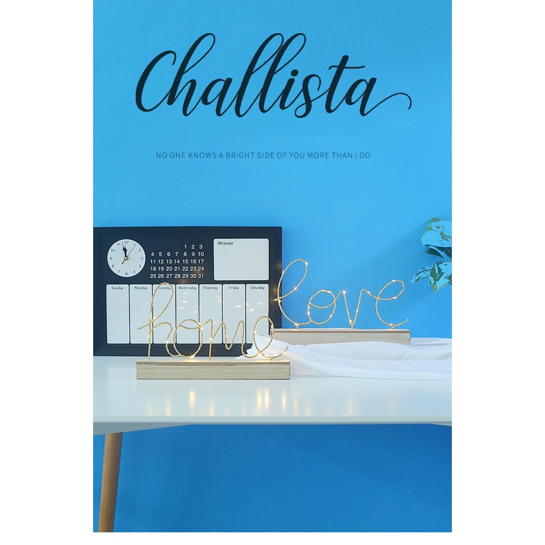 Đèn led decor phòng, quán cafe hình chữ home và love