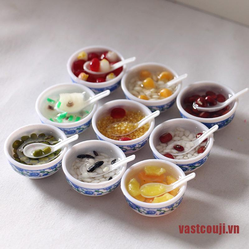 Mô hình chén chè mini tỉ lệ 1:6 trang trí nhà búp bê
