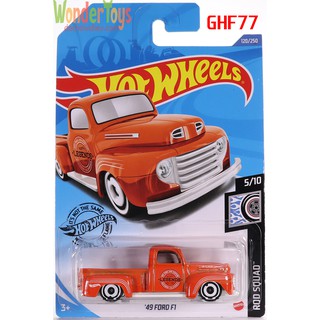 Xe mô hình hot wheels '49 ford f1 - rod squad - 2020 - ghf77