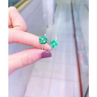 Nhẫn nữ bạc nữ mặt đá hoa