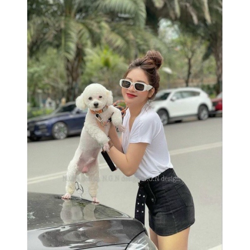 Áo phông cổ tim siêu hot hit