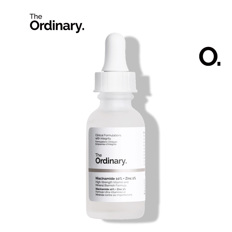 Tinh Chất The Ordinary Niacinamide 10% + Zinc 1% Giúp Cân Bằng Bã Nhờn Làm Sáng Da Và Thu Nhỏ Lỗ Chân Lông 30ml