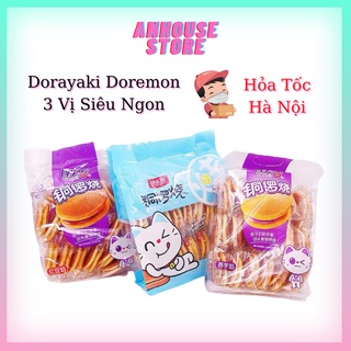 Bánh Dorayaki Doremon 3 vị khoai môn, đậu đỏ, trà xanh 288g