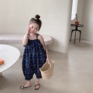 Jumsuit 2 dây hoa nhí cho bé gái hàng quảng châu