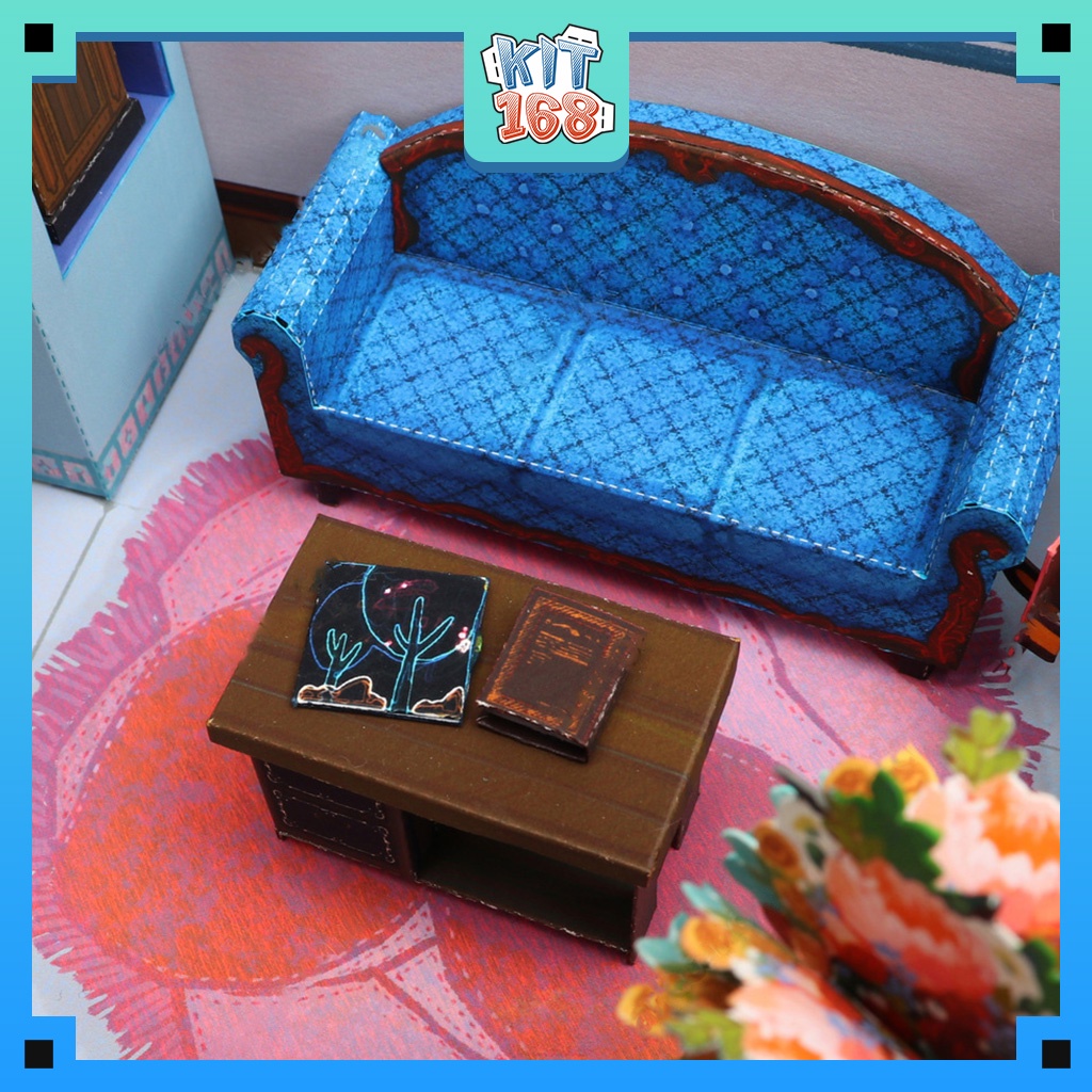 Mô hình giấy kiến trúc Nhà nhỏ xinh xinh ver 2