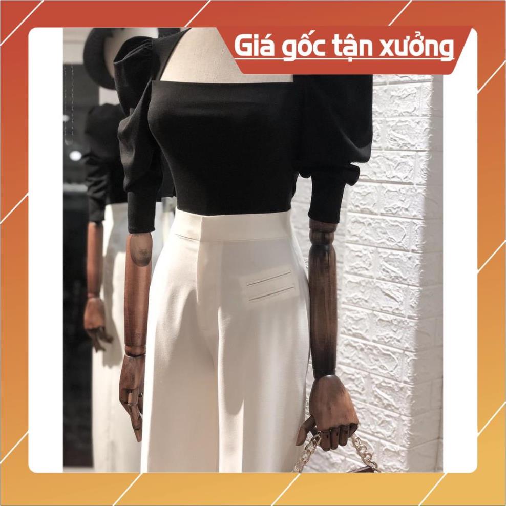 [Hàng Chất Lượng] (HÌNH THẬT) Áo Cổ Vuông Tay Phồng CHICA (ĐEN) | BigBuy360 - bigbuy360.vn