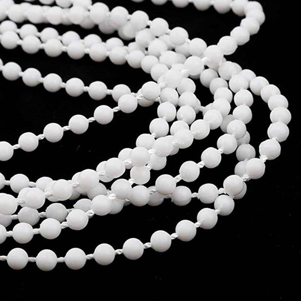 Phụ Kiện Dây Kéo Rèm Cửa Dạng Hạt Tròn Bằng Nhựa Tiện Lợi