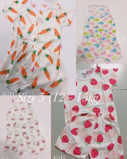 Combo 4 bộ đồ cotton giấy