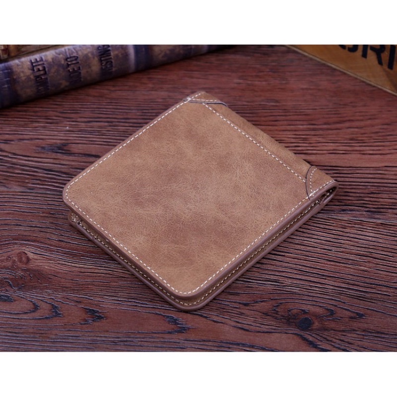 [Fullbox] Bóp/ Ví nam Baellerry da cao cấp nhiều ngăn - Bóp nam dáng đứng kèm hộp