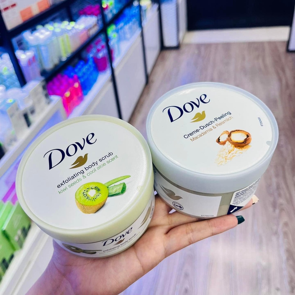 ✅ [Hàng Úc] Tẩy da chết body DOVE EXFOLIATING BODY POLISH [ÚC] 298gr [Nhập khẩu chính hãng] đủ mùi