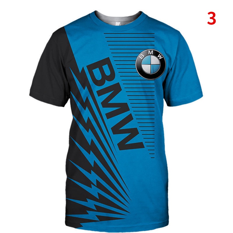 Áo Thun Thể Thao Tay Ngắn Thoáng Khí In Hình Logo BMW Benz 3D Kỹ Thuật Số Thời Trang Cho Nam 2022 xxs-6xl