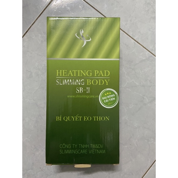 Đai điện slimming body quấn nóng thải mỡ - thiết kế 2 mảnh, có hẹn giờ