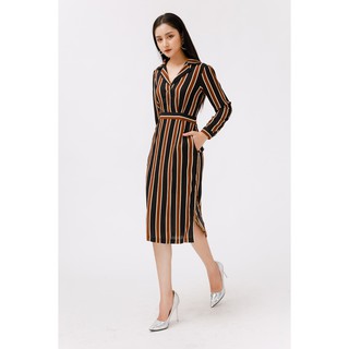 Đầm dài tay cổ bẻ - 20Again