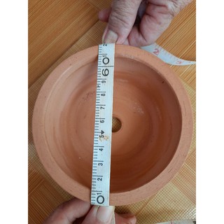 Chậu đất nung lùn lọai trung 11x6cm