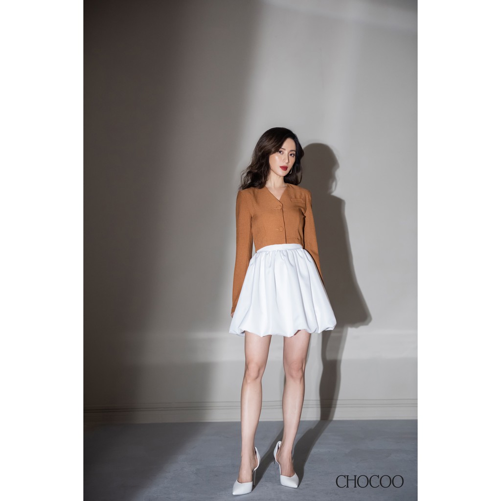 Chân Váy CHOCOO Felicia Skirt thiết kế ngắn hai màu đen trắng chất liệu cao cấp