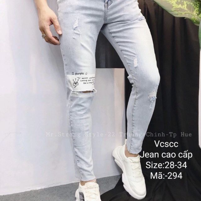Quần jean nam cao cấp VS294 có size đại nha khách