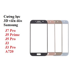 [Thanh Lý] Combo 2 kính cường lực 5D Samsung A720/J7 Pro/J5 Prime/J5 Pro/J3/J3 Pro (Full hộp tặng kèm giấy lau)