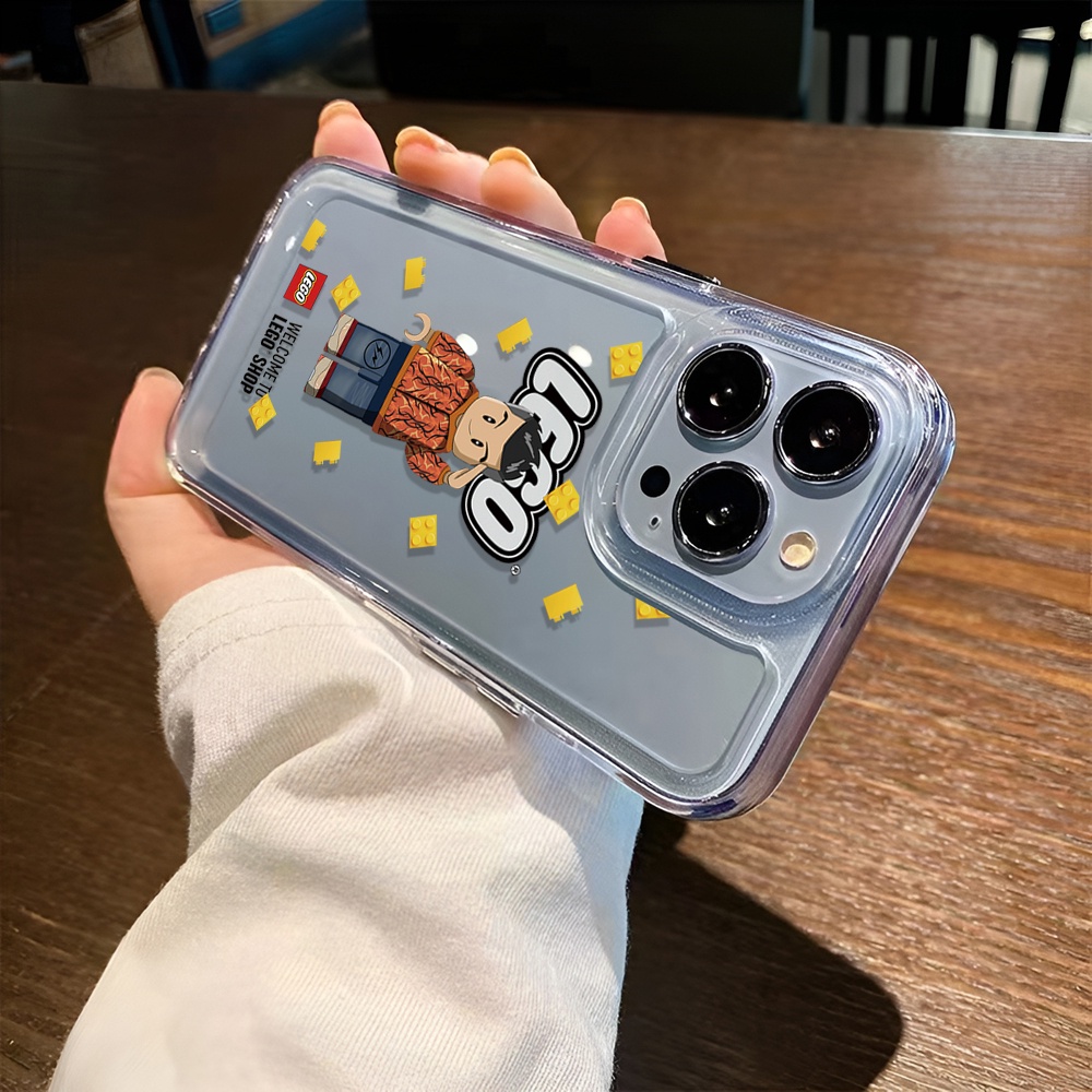 Ốp Điện Thoại Trong Suốt Họa Tiết Hoạt Hình Cho iphone 14 Pro Max 14 Plus 13 11 12 7Plus X XR XS Max