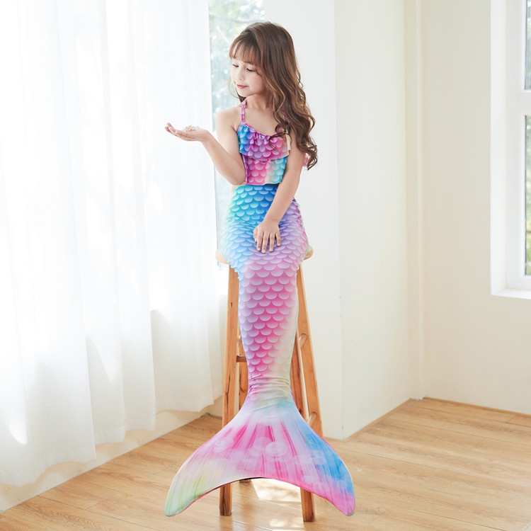 Set Đồ Bơi 3 Món Xinh Xắn Cho Bé Gái 3-18 Tuổi