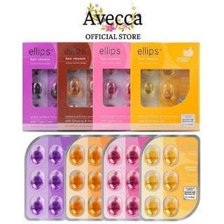  Viên Dưỡng Tóc Ellips Hair Vitamin Vỉ 6 Viên - Hộp 2 Vỉ x 6 Viên