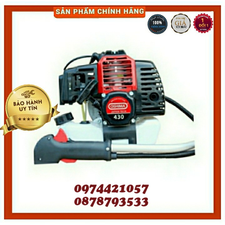 Máy cắt cỏ Oshima 430 bạc - ĐẦY ĐỦ MÃ COS.