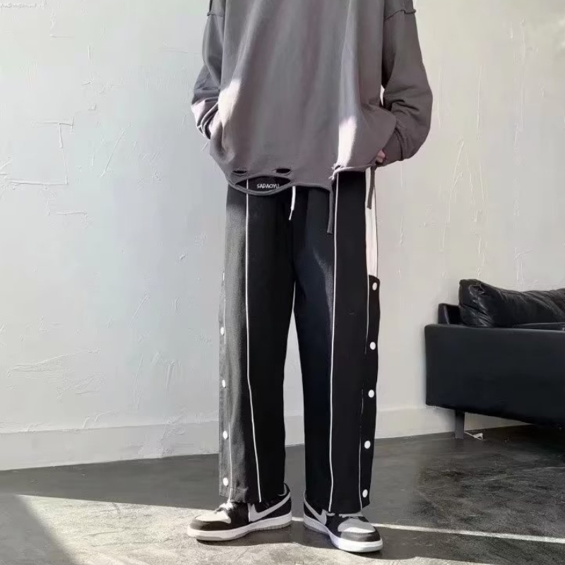 Quần ống rộng Phong Cách Hàn Quốc Thời Trang Mùa Thu Cho Nam Size M-3XL