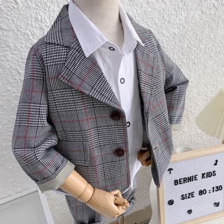SET VEST KẺ HÀN QUỐC BÉ TRAI