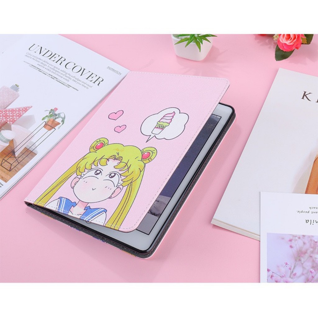 Bao da ipad hình Cô Gái Dâu Tây case ipad gen 8/7/Pro 10.5/Air 3/Air 2/Air 1/2017/2018...MART CASE | BigBuy360 - bigbuy360.vn