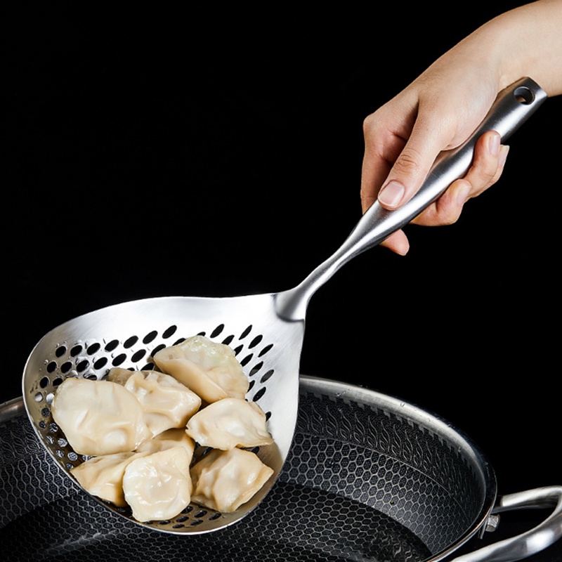 Vá Múc Canh Cán Dài Bằng Thép Không Gỉ 304 Cao Cấp