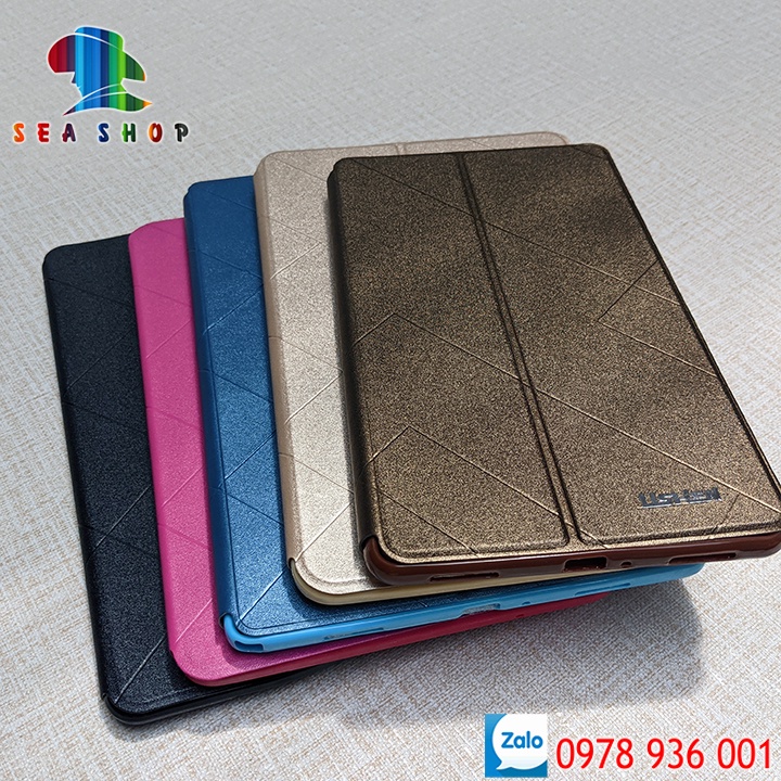 Bao da  SamSung Tab A10.1 -T580 -Thiết kế mỏng nhẹ trẻ trung có ngăn cài thẻ- Nắp gập 2 mặt -Sản phẩm đến từ hiệu Lishen