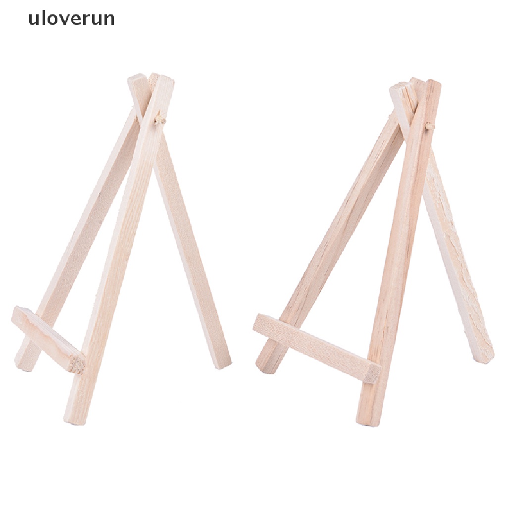 Giá Đỡ Ba Chân Mini Bằng Gỗ Và Vải Bạt Dùng Trưng Bày Tranh Vẽ